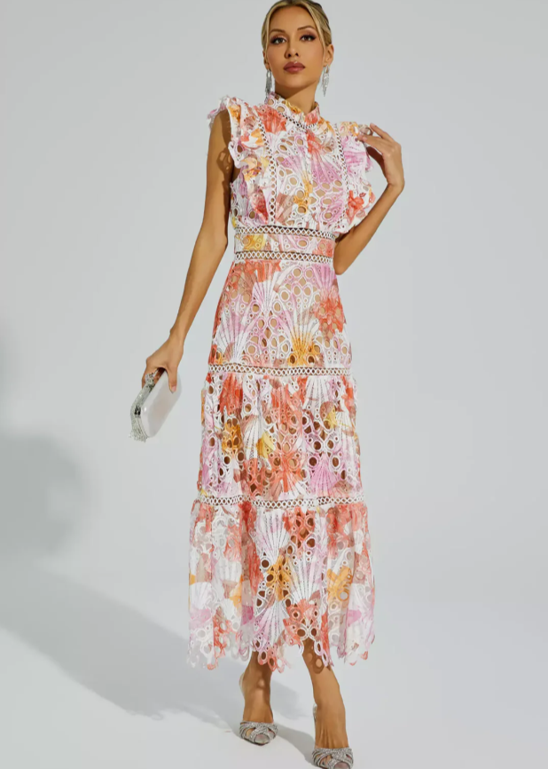 Maeve – Hollow Sleeveless Maxi Dress