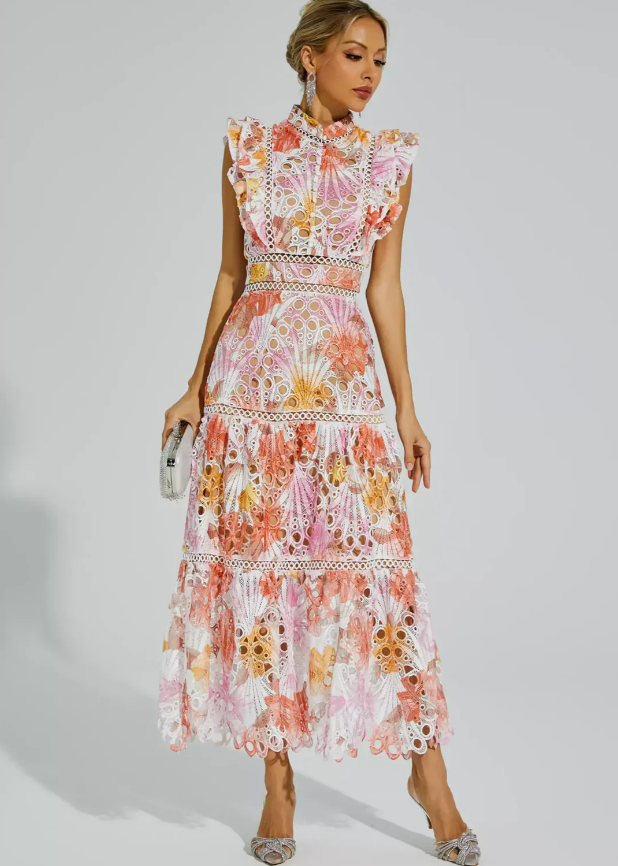 Maeve – Hollow Sleeveless Maxi Dress