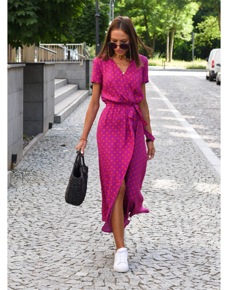 Amelie | Flowing Floral Wrap Dress