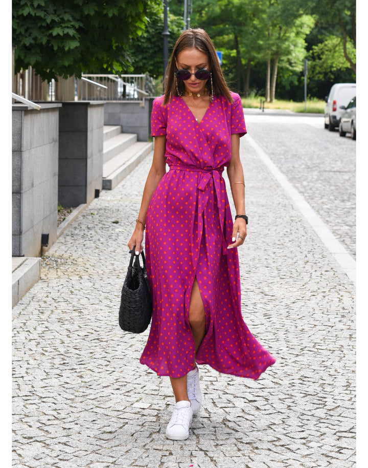 Amelie | Flowing Floral Wrap Dress