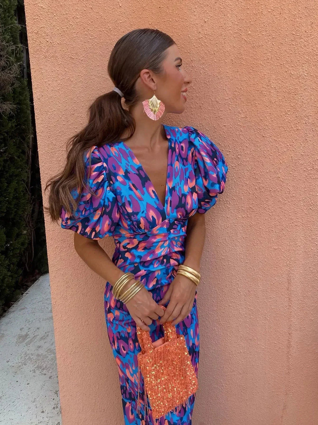 Loren - Bold Puff Sleeve Dress