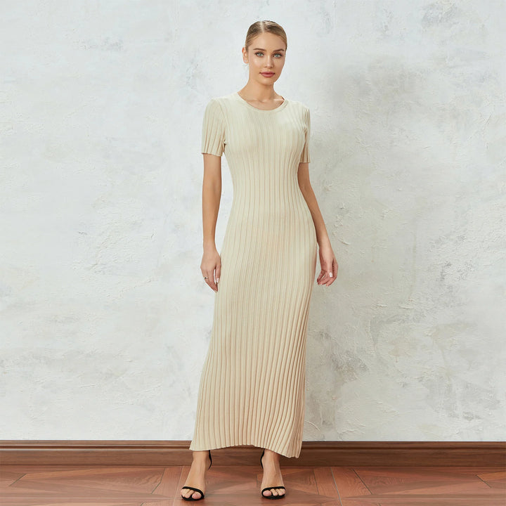 Celina | Ribbed Tie-Waist Dress