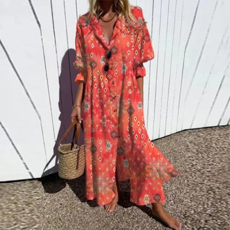 Emma – Elegant & Flattering Boho Dress