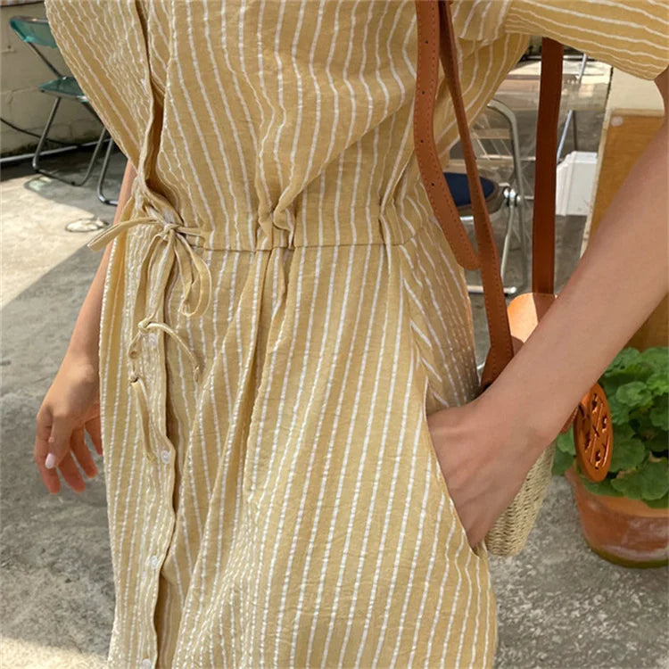 Sorella | Striped Polo Summer Dress