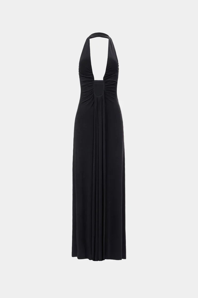 Sabine – Ivory Cupro Maxi Dress