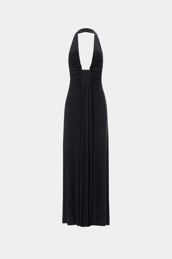 Sabine – Ivory Cupro Maxi Dress
