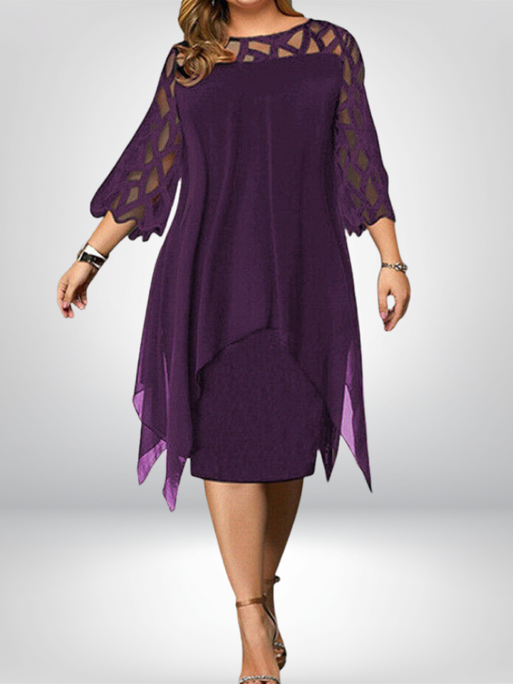 Isabella – Stylish Plus Size Midi Dress