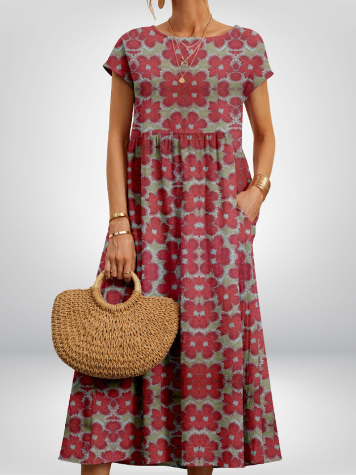 Roselle – Elegant Floral Dress
