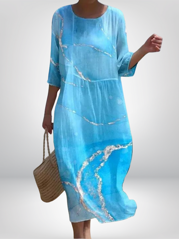 IZZI - Graceful Tummy-Enhancing Dress