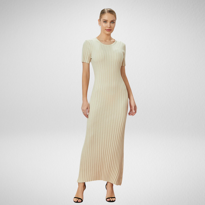 Celina | Ribbed Tie-Waist Dress