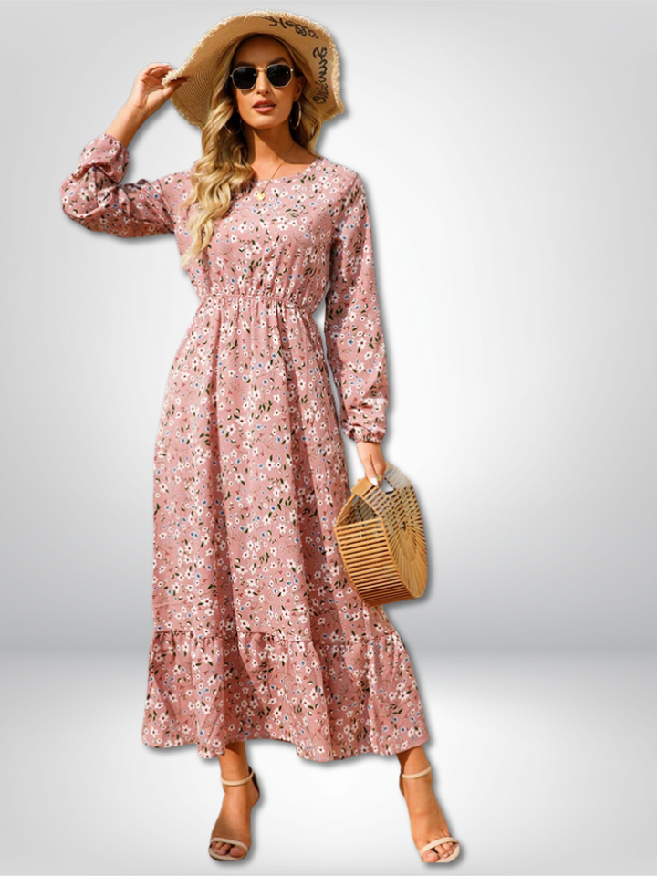 Isla | Bohemian Floral Maxi Dress