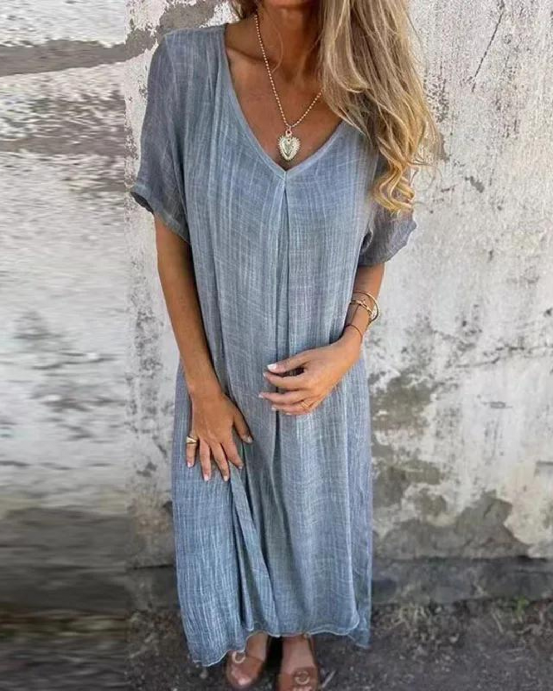 Maribelle – Boho Linen Summer Dress