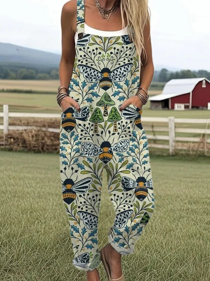 Zerva™ | Lightweight Vintage Jumpsuit