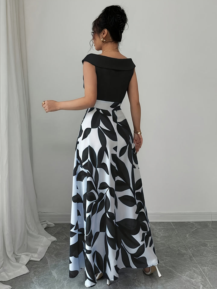 Noelia | Floral V-Neck Maxi Dress