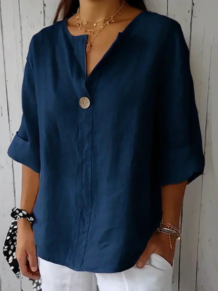 Lorelei – Relaxed V-Neck Blouse