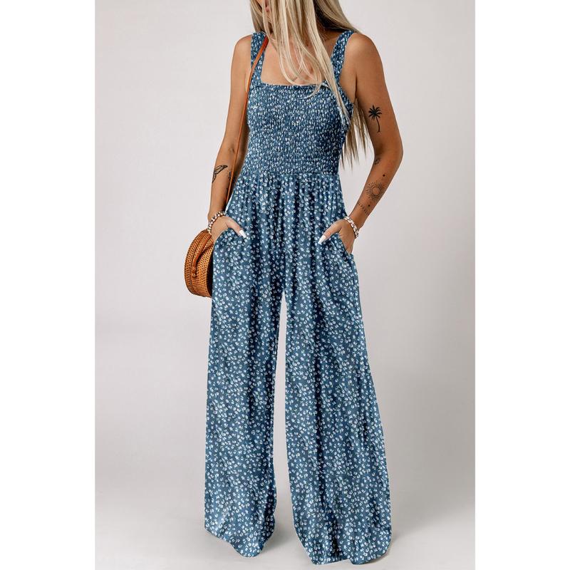 Thalia – Printed Wide-Leg Jumpsuit
