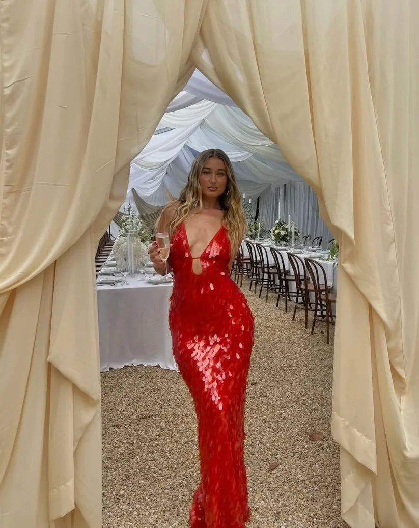 Isolde | Sequin Mermaid Maxi Gown