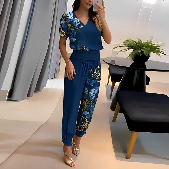 Alexandra – Stylish Blouse and Trousers Set