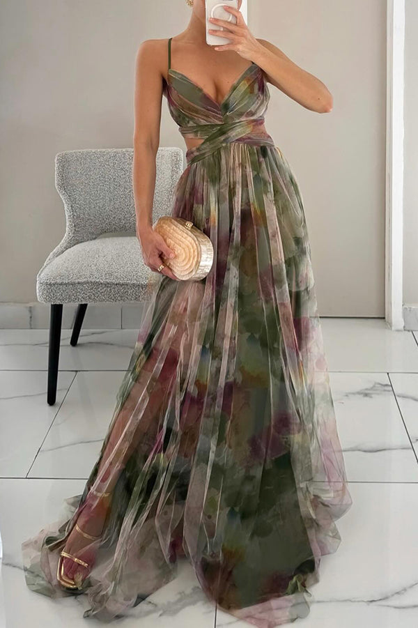 Lorraine – Elegant Floral Maxi Dress