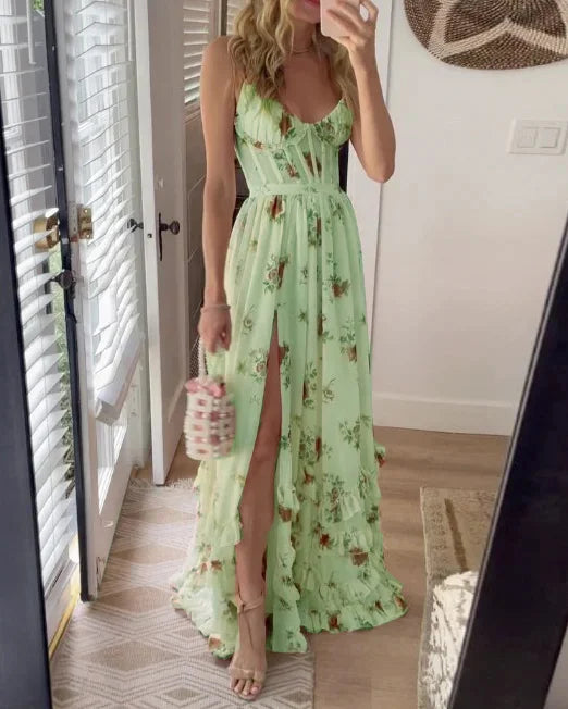 Sonja | Flowing Floral Midi Dress