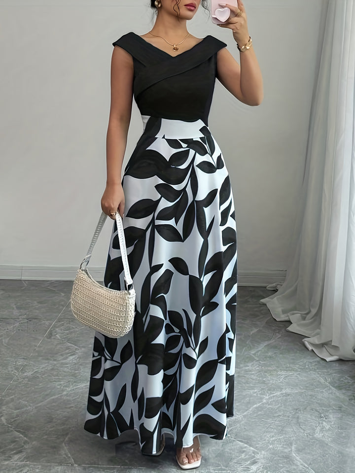 Noelia | Floral V-Neck Maxi Dress