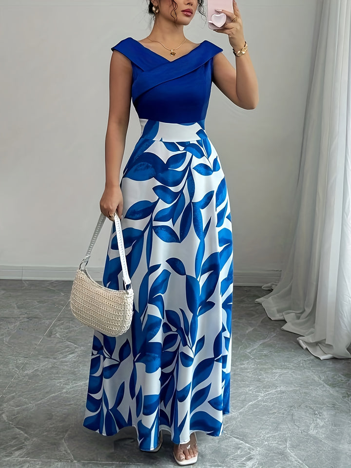 Noelia | Floral V-Neck Maxi Dress