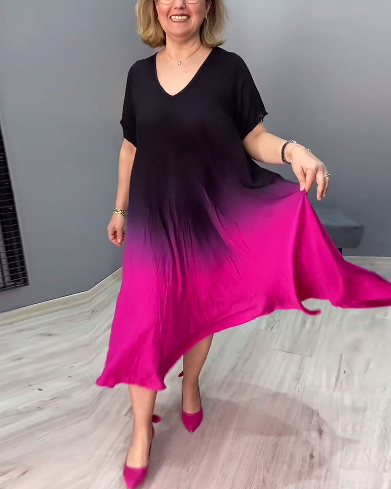 Joanna™ - Elegant Pleated Women's Dress