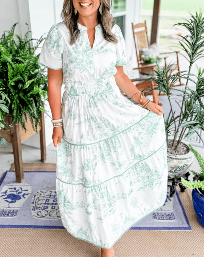 Elenire™ - Timeless Classic Charm Maxi Dress