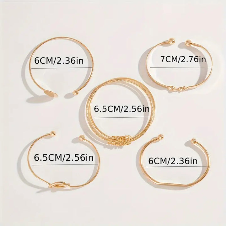 Knotted Elegance Bracelet Set