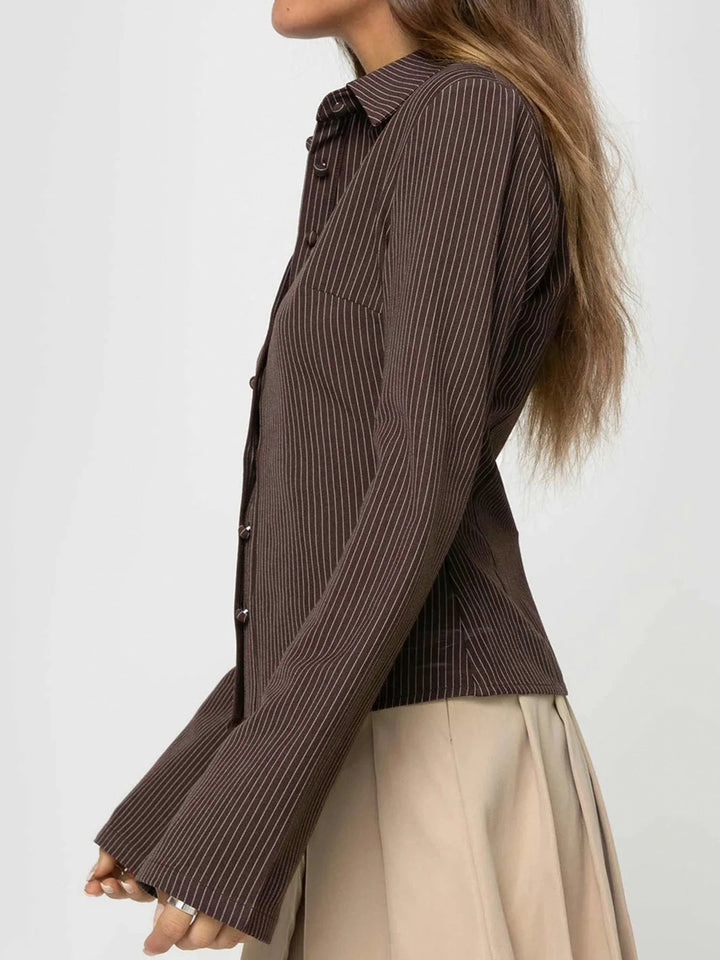 Veronica™ | Retro-Inspired Buttoned Top
