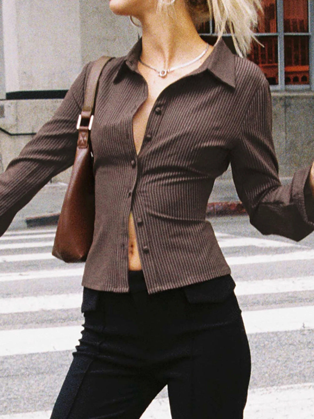 Veronica™ | Retro-Inspired Buttoned Top
