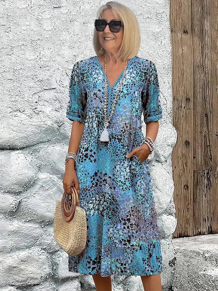 Hilary™ | Bold & Elegant Mid-Length Dress