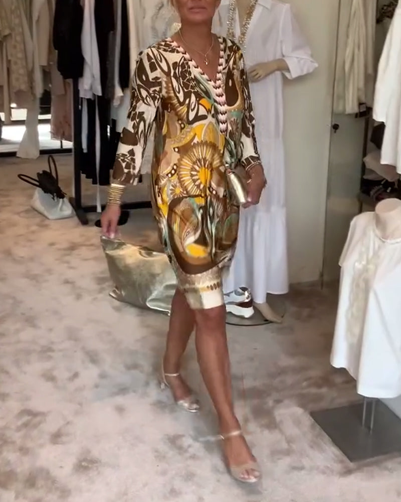 Mariane™ – Retro-Inspired Print Dress