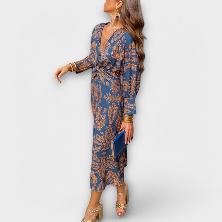 Oriana™ | Elegant Long-Sleeve Dress