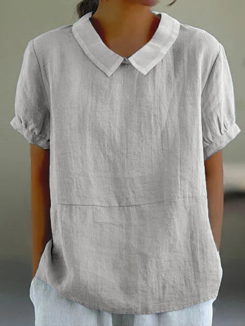 Amalie™ | Timeless Collared Blouse