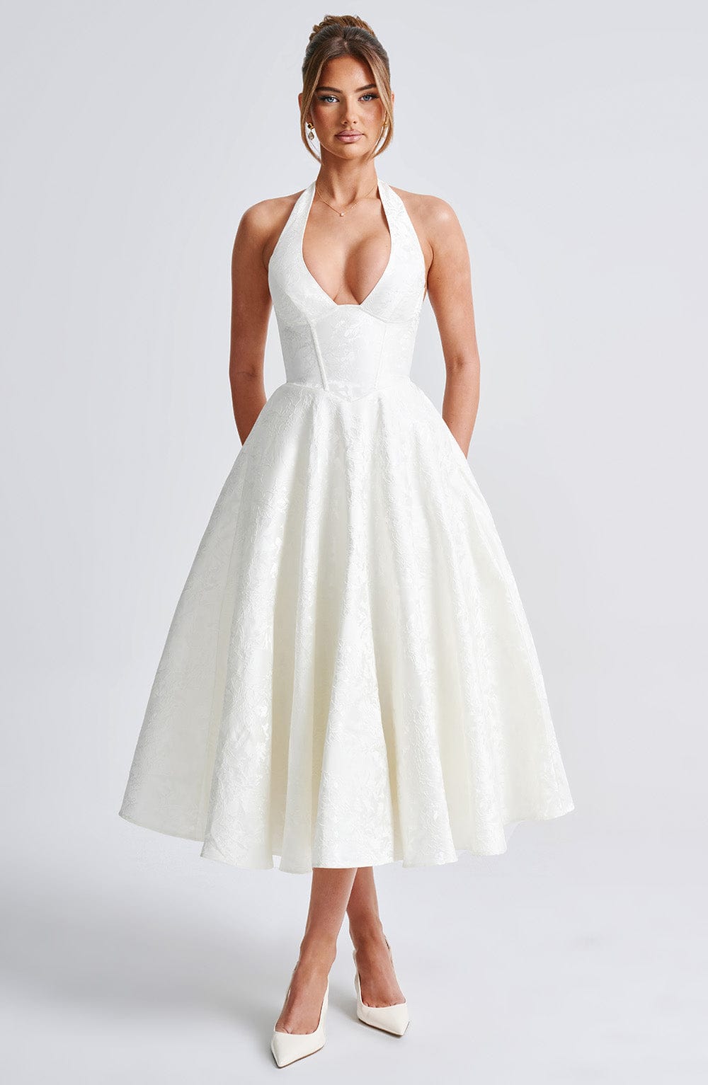 Evelyn – Graceful Midi Dress