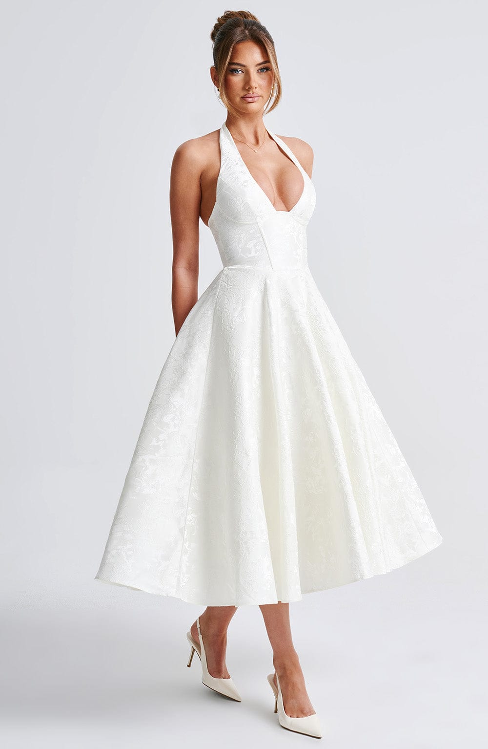 Evelyn – Graceful Midi Dress