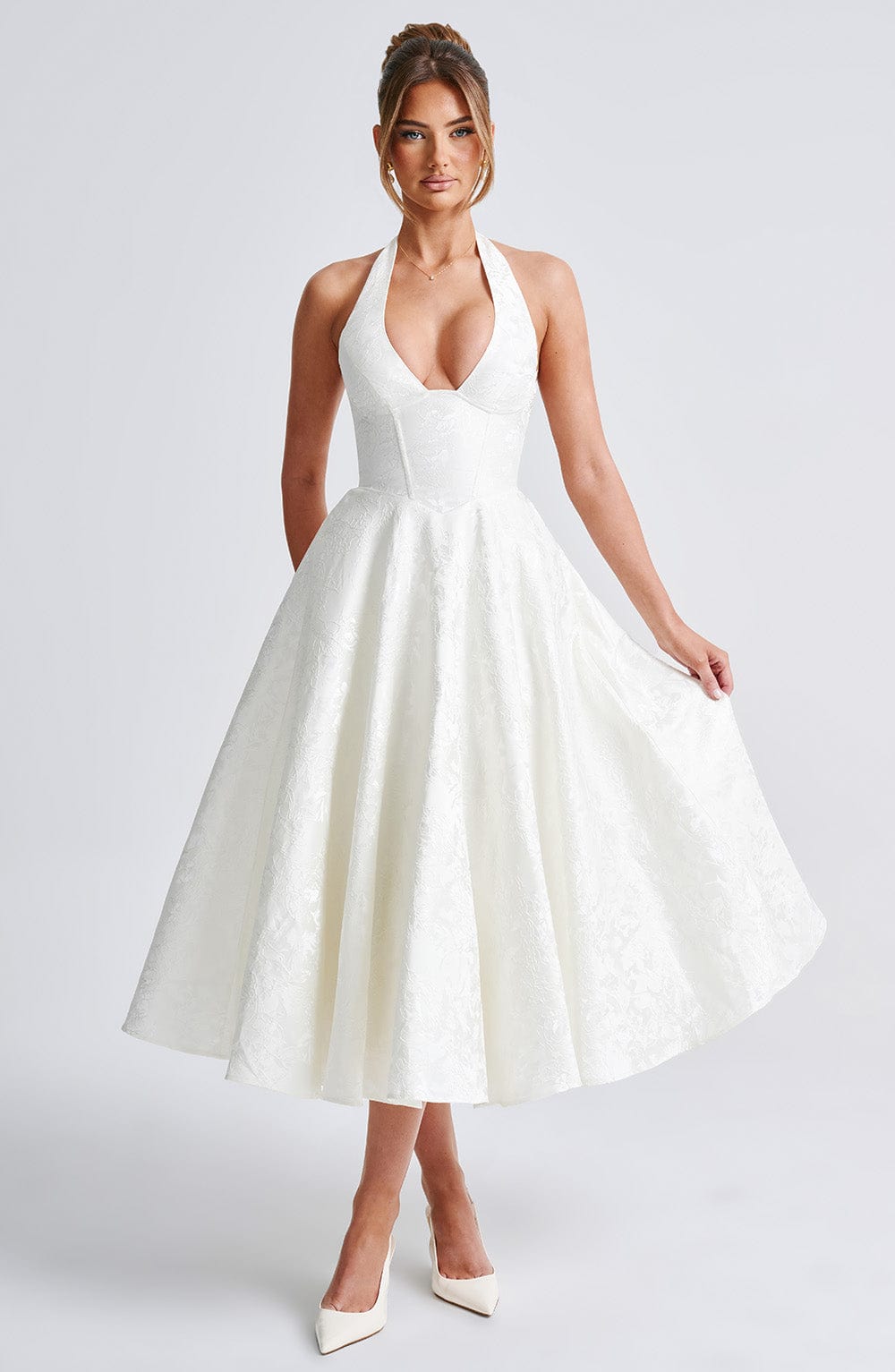 Evelyn – Graceful Midi Dress