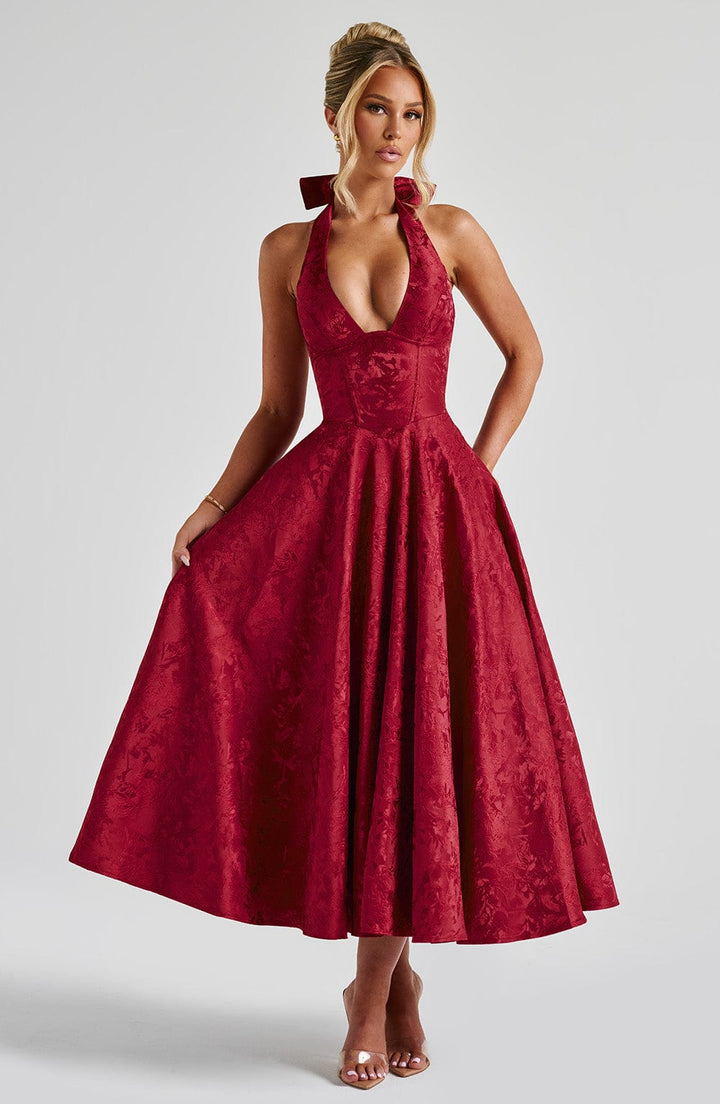 Evelyn – Graceful Midi Dress