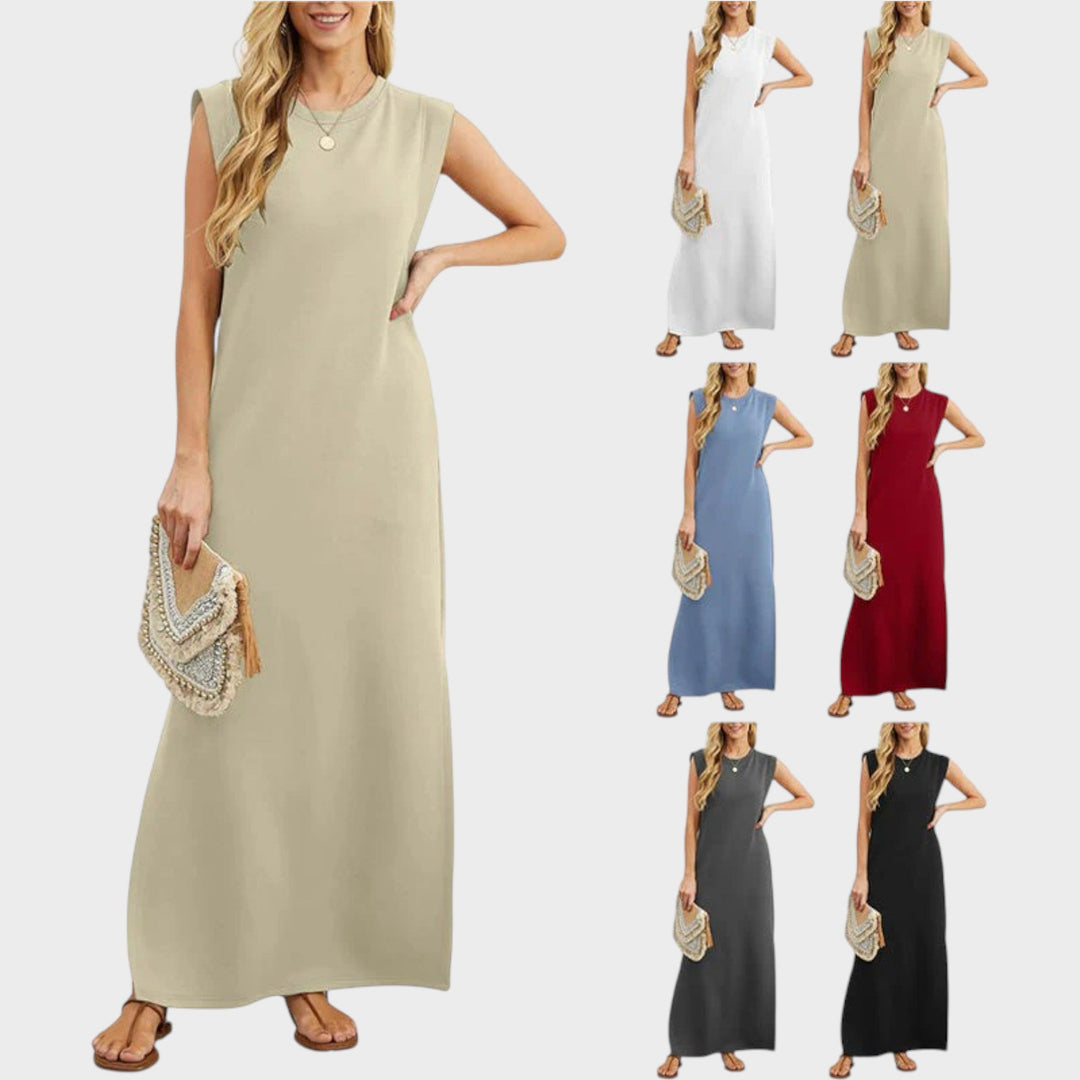 Emy – Wrinkle-Free Flowing Maxi Dress