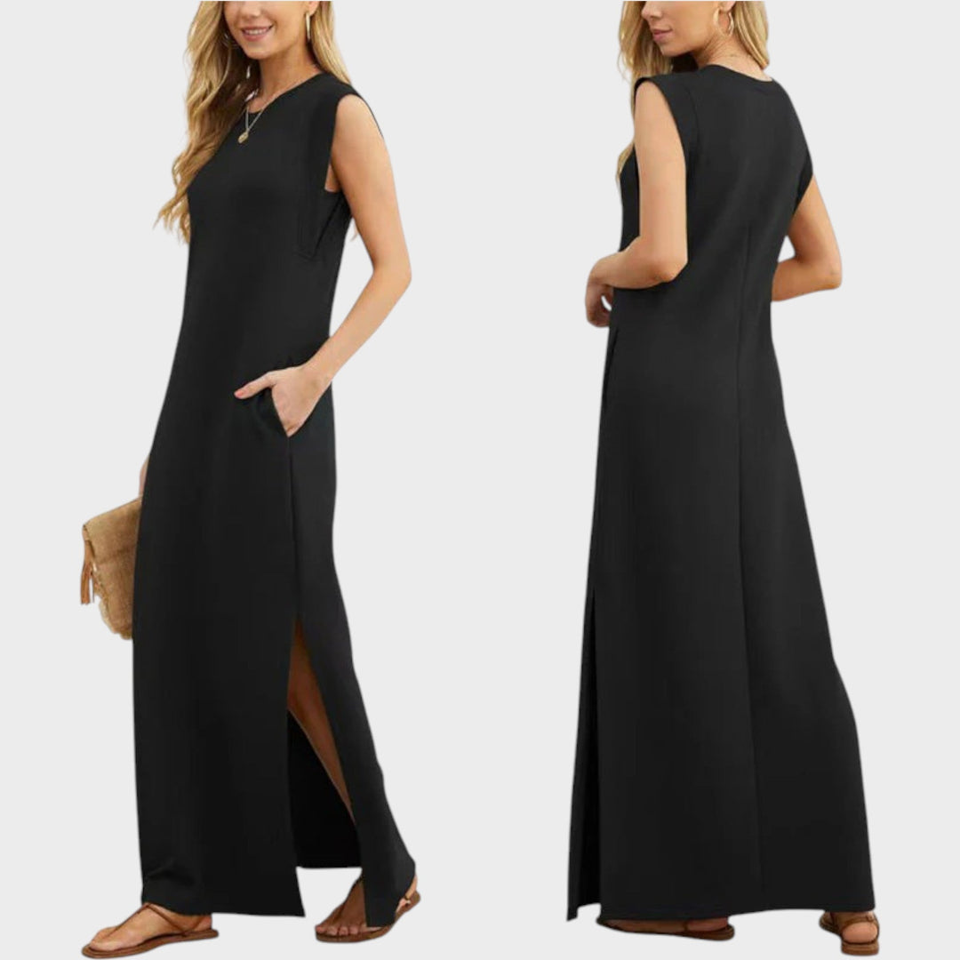 Emy – Wrinkle-Free Flowing Maxi Dress