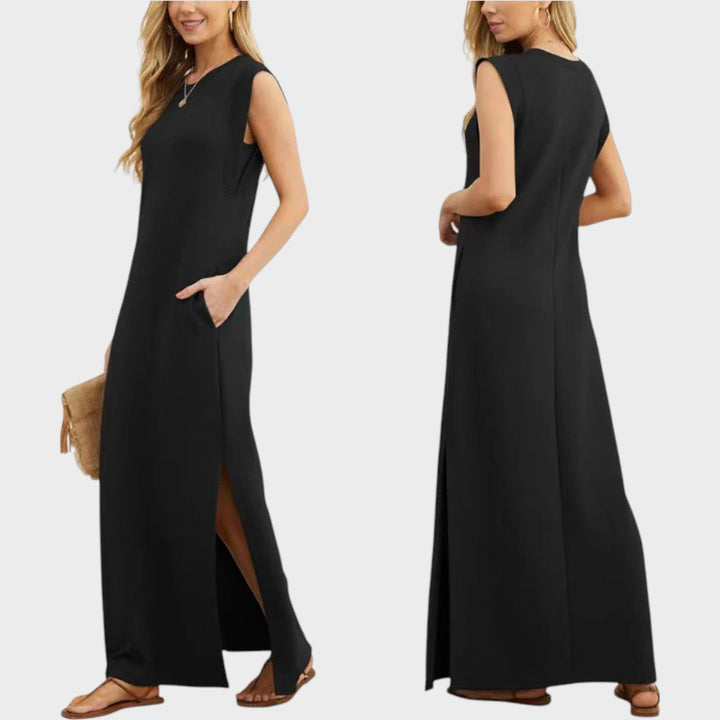 Emy – Wrinkle-Free Flowing Maxi Dress