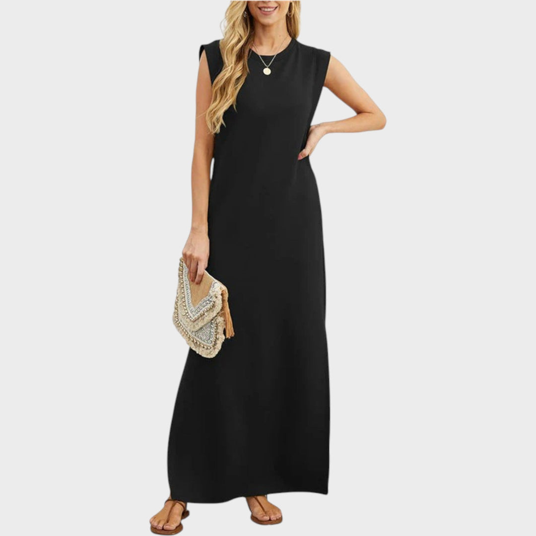 Emy – Wrinkle-Free Flowing Maxi Dress