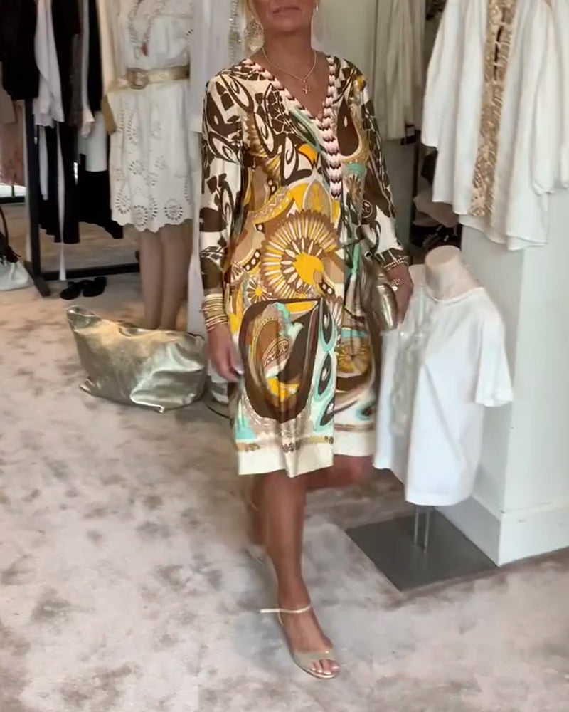 Mariane™ – Retro-Inspired Print Dress