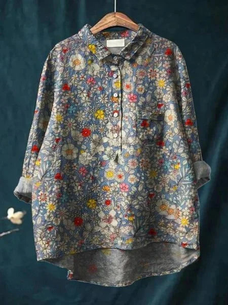 Emery™ | Elegant Floral Pattern Blouse
