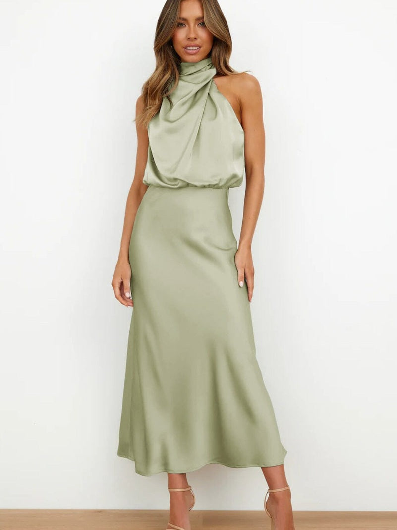 Grace™ – Sophisticated Silk-Inspired Dress