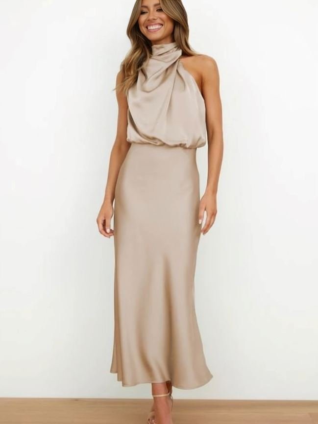 Grace™ – Sophisticated Silk-Inspired Dress