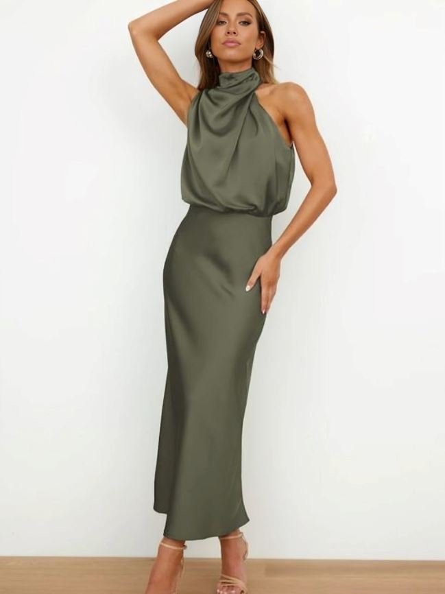 Grace™ – Sophisticated Silk-Inspired Dress