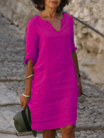 Elsie – Flattering Summer Dress with Tummy Coverage
