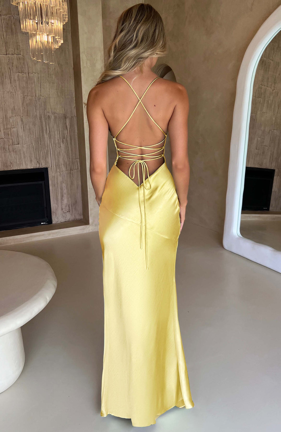 Niamh | Satin Maxi Dress